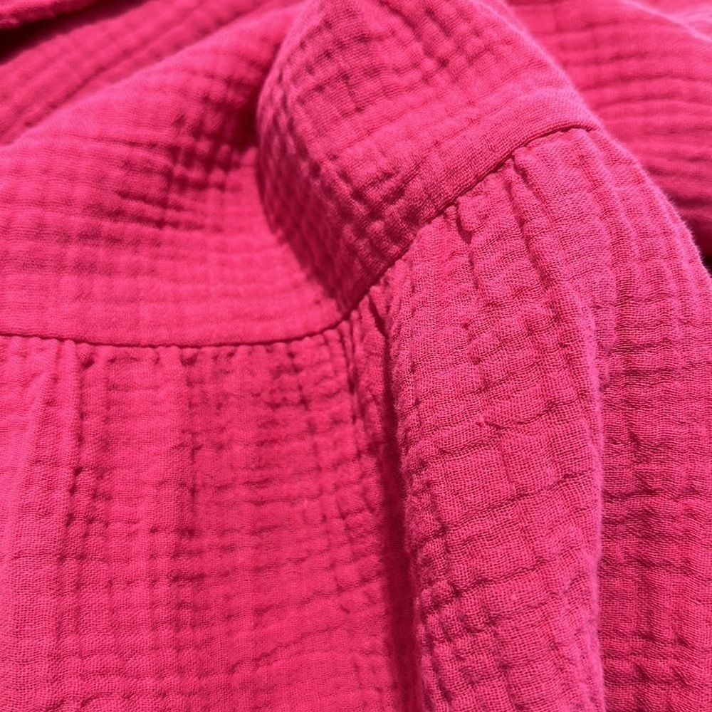BB Dakota by Steve Madden Arianna Tiered Maxi Dress Raspberry Sz S - Picture 9 of 15